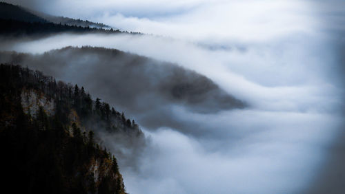 Low angle view of clouds in sky