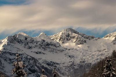 Bohinj mountains in winter