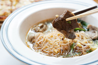 Close-up of food in bowl