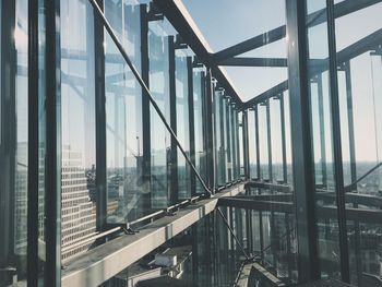 Low angle view of bridge against sky