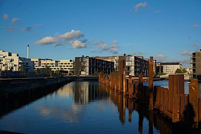 Panoramic view of city against sky