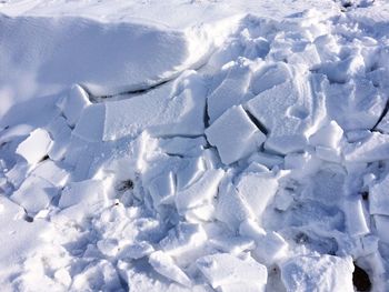 Full frame shot of snow