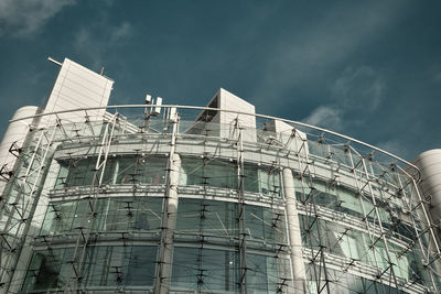 Low angle view of building against sky