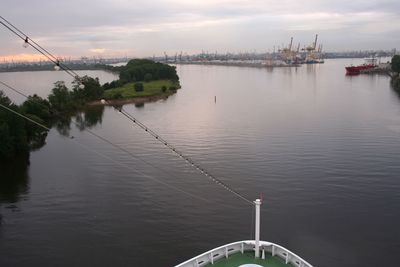 Scenic view of river against sky