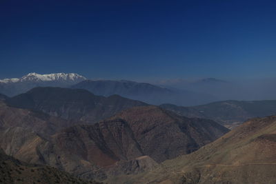 Scenic view of mountains