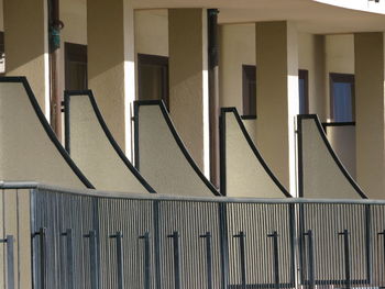 Full frame shot of railing