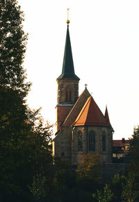 Low angle view of building against sky