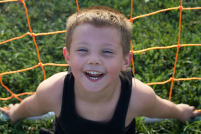 Portrait of a smiling young man