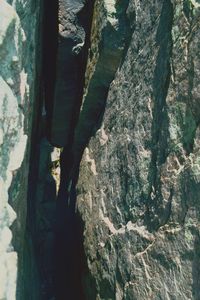 Close-up of rock formation