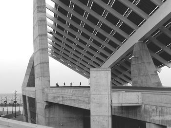 Low angle view of bridge