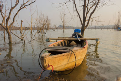 Boat in lake