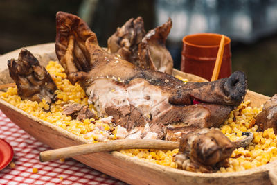 Close-up of food