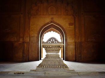 Entrance of historic building