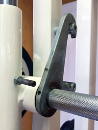 Close-up of metallic object