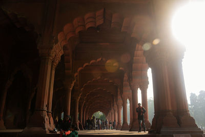 Low angle view of historical building