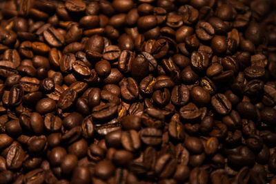 Full frame shot of coffee beans