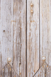 Full frame shot of weathered wooden wall