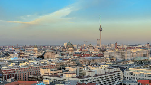 Cityscape against sky