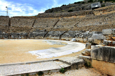 Amphitheater at archaeological site