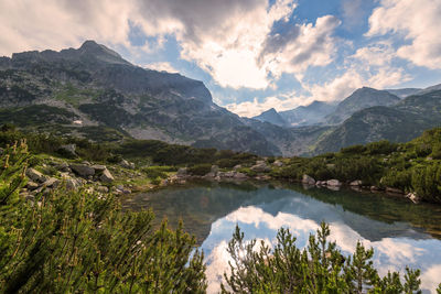 Amazing landscape of pirin mountain bulgaria.