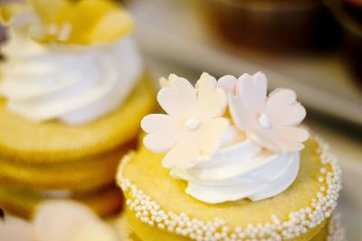 Detail shot of pastries