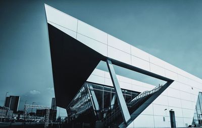 Low angle view of building against sky