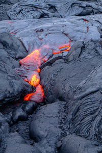 Graffiti on a volcanic mountain