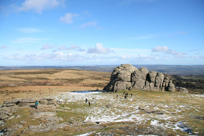 Scenic view of landscape against sky