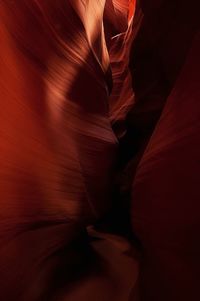 Rock formation at antelope canyon