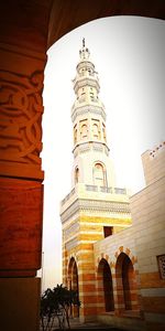 Low angle view of historical building against sky