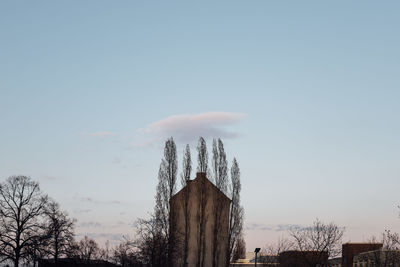 Low angle view of building against sky