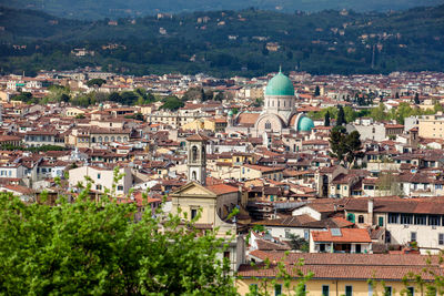 Aerial view of a city