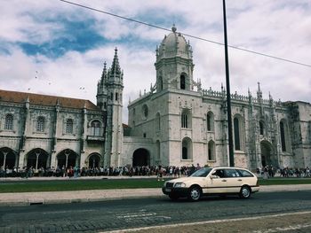 View of cathedral against cloudy sky