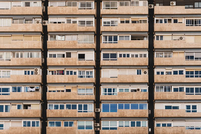 Full frame shot of residential building