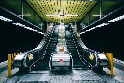 Interior of subway station