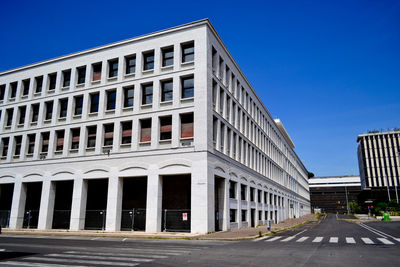 View of building against blue sky