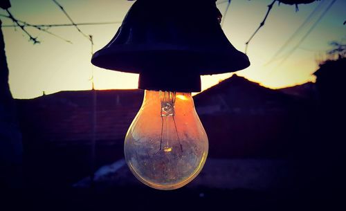 View of sky at sunset