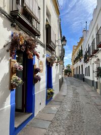 Street amidst buildings in city