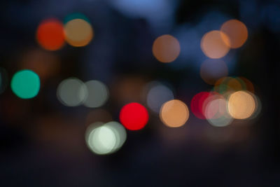 Defocused lights