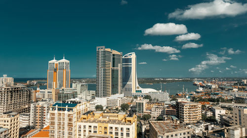 Aerial view of msulim mosque in dar es salaam