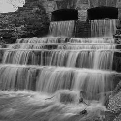 View of waterfall