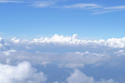 Low angle view of clouds in sky