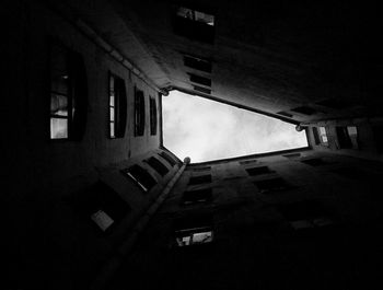 Low angle view of building against sky