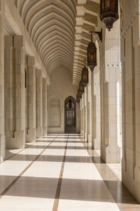 Corridor of building