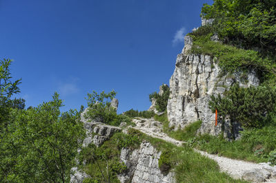 Road of 52 galleries is a military trail built during world war i on the pasubio vicenza, italy