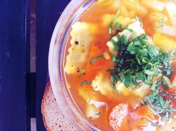 Close-up of food in bowl