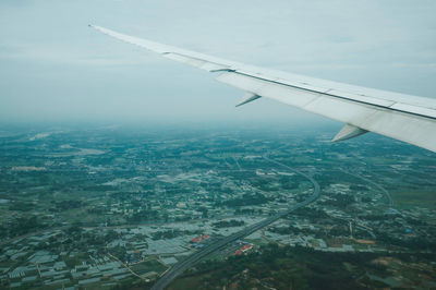 Aerial view of city