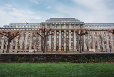 Low angle view of historic building against sky