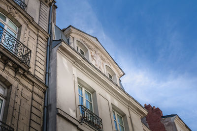 Low angle view of building against sky