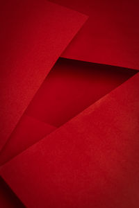 Full frame shot of red wall